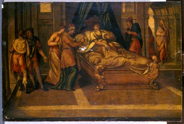 Scener fra historien om David, 1561 (tempera på furu)