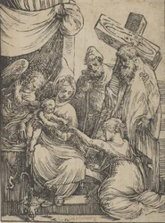 Ekteskapet til Saint Catherine, 1550-60.