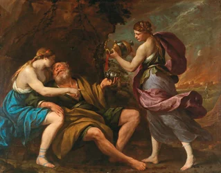 Lot og hans døtre, 1650-årene.