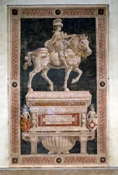 Ridemonument til Niccolo da Tolentino (frittstående freskomaleri