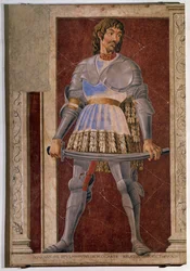 Portrett av den florentinske condottiere Pippo Spano (Fresco