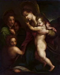 Madonna med Jesusbarnet og Johannes Døberen