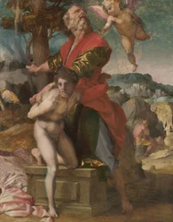 The Sacrifice of Isaac, ca. 1527 (olje på tre)