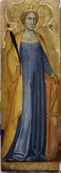 St. Katharine, ca. 1400 (tempera på poppeltre)