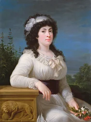 Maria Morigia Reina (olje på lerret)