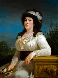 Portrett av Marianna Movigia Reina (olje på lerret)