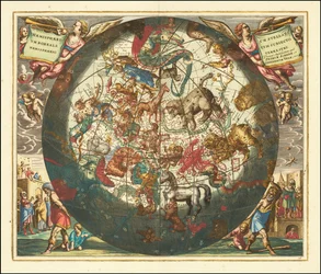 1660 himmelkart over den nordlige himmel