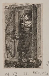 Illustrasjon for "Jordmoren og trollet"