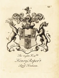 Våpenskjold til høyre ærede Henry Roper, Lord Tenham