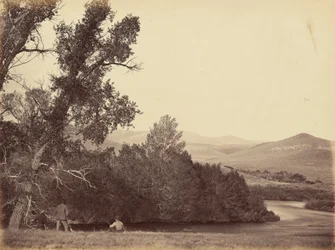 Tavle 20. Kilden til Laramie-elven, 1869 (foto)