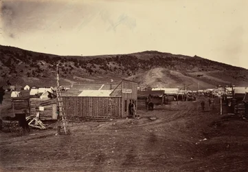 Tavle 29. Bear River City, nær kullfeltene, 1869 (bilde)