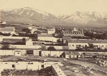 Tavle 45. Salt Lake City, fra toppen av tabernaklet, 1869 (foto)