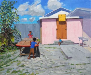 Ping Pong, De African Queen Hideaway, Barbados.2012,