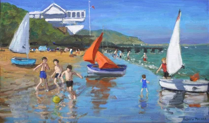 Sommer i Abersoch, 2015 (olje på lerret)