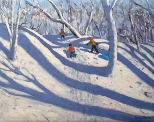 Winter, Bramcote, Nottingham, 2009 (olje på lerret)