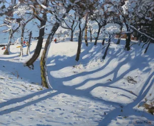 Winter, Ladmanlow, 2010 (olje på lerret)