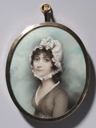 Portrett av en kvinne, slutten av 1790-tallet.