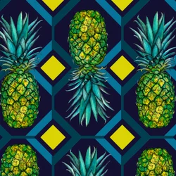 Ananas geometrisk flis, 2018