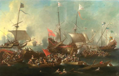 Slaget ved Lepanto - Et sjøslag mellom kristne og Barbary Corsairs, 1615-20.