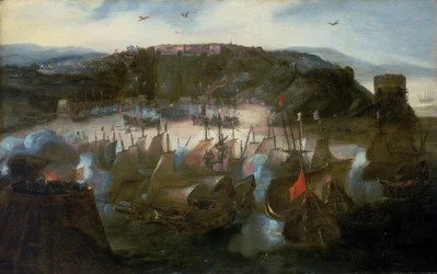 Angrepet på San Salvador (eller Bahia, dagens Salvador, Brasil) av den nederlandske flåten i 1624