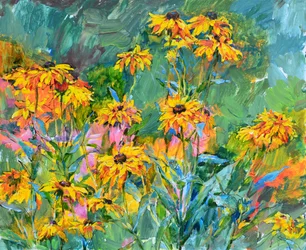 Fargerike sommerblomster