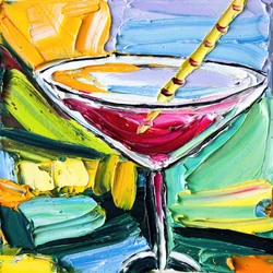 Vibrant Martini-blanding