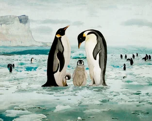 Keiserpingvinfamilien