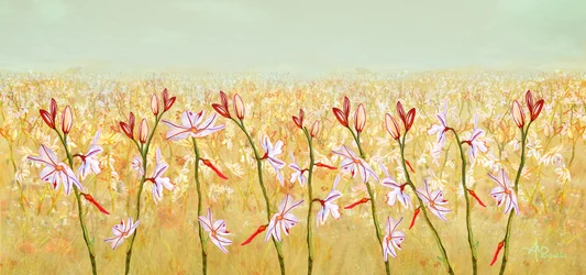 Blomstrende gullmark