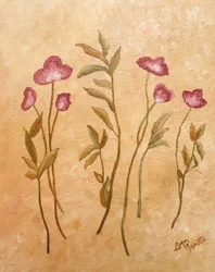 Rosa rustikke blomster