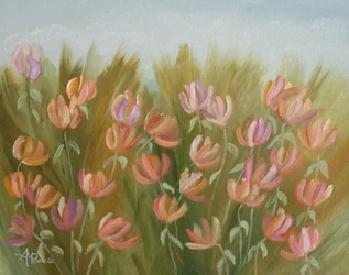 En fargerik blomstereng
