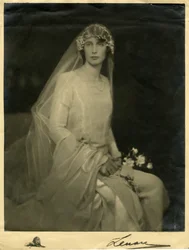 Bryllupsbilde av Lady Anne Hunloke (neé Cavendish)