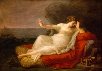 Ariadne forlatt av Thesevs på Naxos, 1774