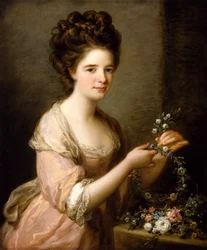 Portrett av Eleanor, grevinne av Lauderdale, ca. 1780-81 (olje på lerret)