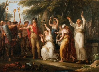 Thusnelda kroning Hermann, 1785