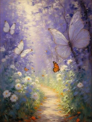 Blomster 107, ca. 2024 (olje på lerret)