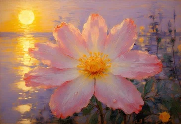 Blomster 114, ca. 2025 (olje på lerret)