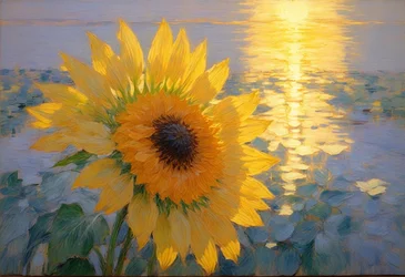Blomster 119, ca. 2025 (olje på lerret)