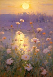 Blomster 89, ca. 2023 (olje på lerret)