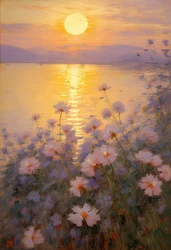 Blomster 90, ca. 2023 (olje på lerret)