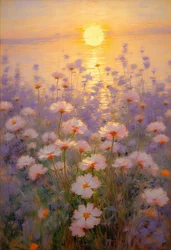 Blomster 91, ca. 2023 (olje på lerret)
