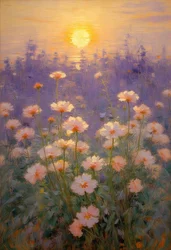 Blomster 92, ca. 2023 (olje på lerret)