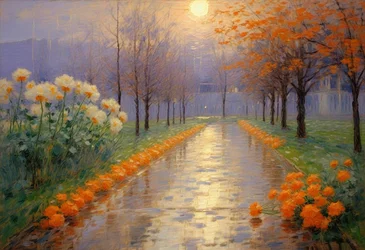 Blomster 93, ca. 2023 (olje på lerret)