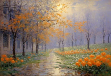 Blomster 96, ca. 2024 (olje på lerret)