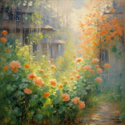 Blomster 99, ca. 2024 (olje på lerret)