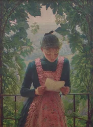 Det første brevet, 1890.