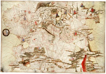 Middelhavet, Svartehavet og det nordøstlige Atlanterhavet, ca. 1550