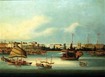 The Pagoda, Whampoa Island (kroppsfarge på papir)