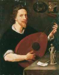 Portrett av en gentleman, sannsynligvis Nicholas Lanier