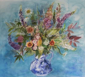 Blomster fra en Edinburgh-hage