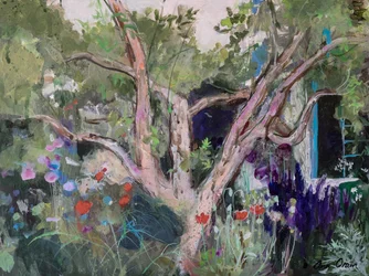 Mediterranean Garden, 2019 (akryl)